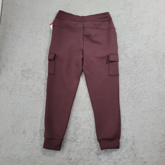 NEW 32 Degrees Heat Womens M Burgundy Jogger Pants  Cargo Scuba - Picture 2 of 7